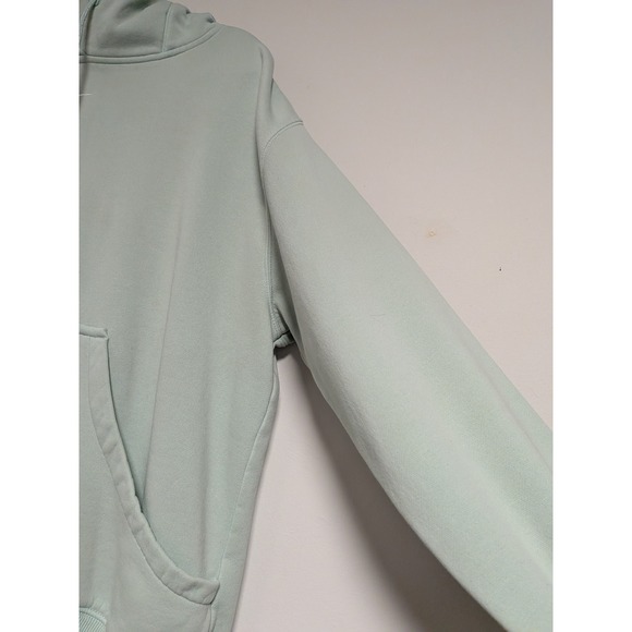 Nike Sportswear Essential Hoodie Mint Green Embroidered Swoosh Pullover Small - Picture 3 of 11
